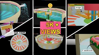 CIRCULAR SEDIMENTATION TANKAnimation (Fluid Simulation included)