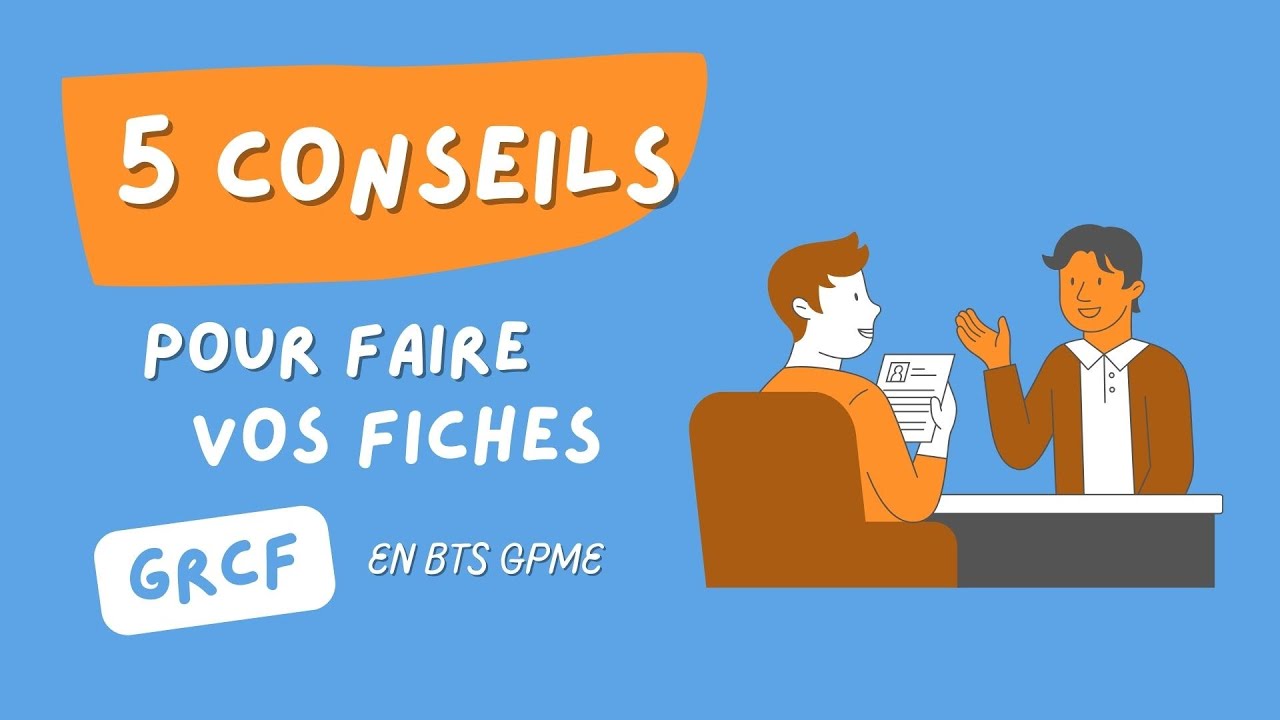 Ifas Module 5 Communication Dossier Page De Garde Comment faire correctement les fiches GRCF en BTS GPME ? - YouTube
