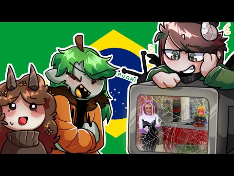 I showed my friends FUNNY MOMENTS from BRAZILIAN TV