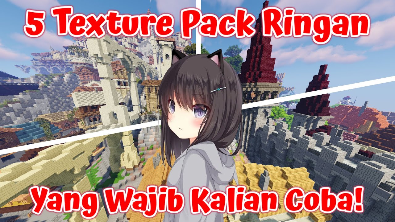 5 Texture Pack Ringan Yang Wajib Kalian Coba Di Minecraft! - YouTube