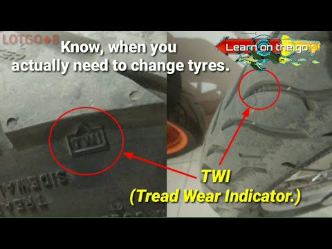 TWI(Tread Wear Index)-Get rid of old tyres.