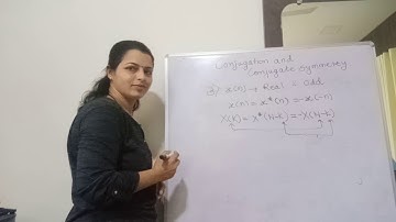 Conjugation and Conjugate Symmetry properties of Discrete Fourier Transform DFT in Marathi