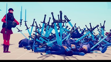 TABS Spooky Swordcaster and 3 Cheerleaders vs Every Units (Same price)