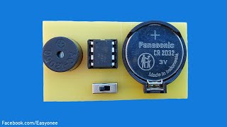 attiny85 Tone Generator | pcb   Circuit diagram   Code