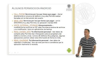Los permisos  en Android |  | UPV