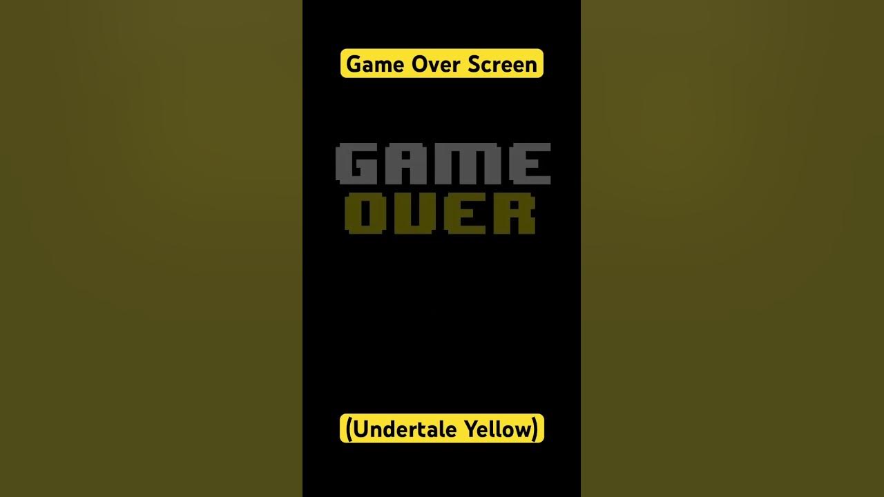 Undertale Yellow (Video Game) - TV Tropes