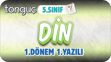 5.Sınıf Din 1.Dönem 1.Yazılıya Hazırlık 📝 #2024