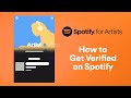 How to Get Verified on Spotify | Spotify for Artists