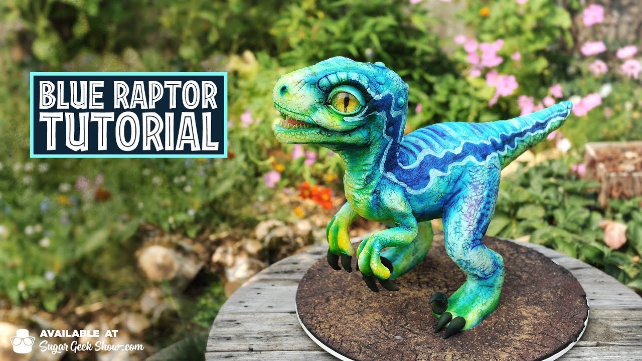 Sculpted Blue Raptor Tutorial Promo Youtube