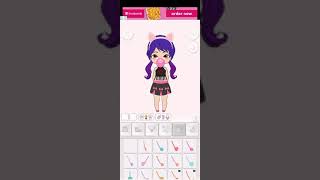 Chibi dolls dress up game App with Amber screenshot 2