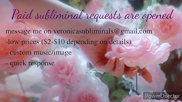 ♡ Paid subliminal requests are opened ♡ [Read description!]