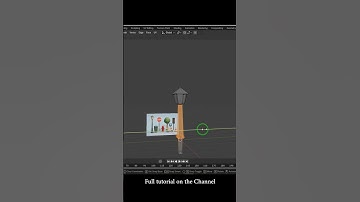 Modeling a Low Poly Street Light in Blender