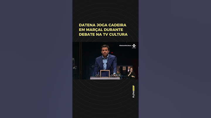 Datena dá cadeirada em Marçal
