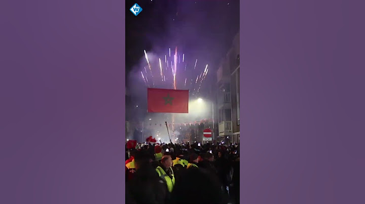 Feestvreugde Marokko na WK-winst slaat om in onrust in Haagse Schilderswijk | #shorts