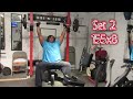 225lbs SEATED SHOULDERS PRESS WORKOUT💪🏾💪🏾💪🏾