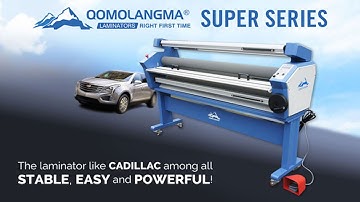 Qomolangma Full-auto Wide Format Cold Laminator, with Heat Assisted