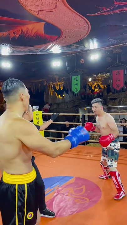 Intense Kickboxing Face-Off in Underground Arena! 👊🇨🇳#fightnight