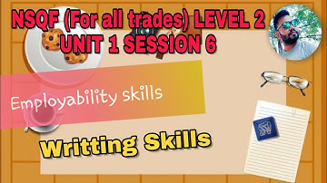 Employability skills || NSQF (For all trades) LEVEL 2 UNIT 1 SESSION 6 || Writting Skills
