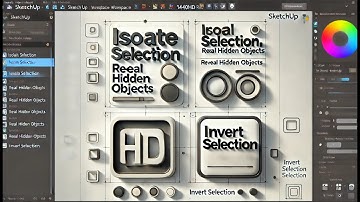 Isolate Reveal Invert Selection Sketchup 2024 plugin extension