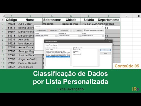 Vídeo: O Que é Uma Lista Classificada