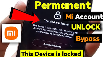 Permanent Mi Account Unlock | How to disable Mi account | Mi Account bypass new update 2023