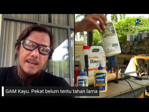 Video: Bolehkah gam kayu diwarnakan?
