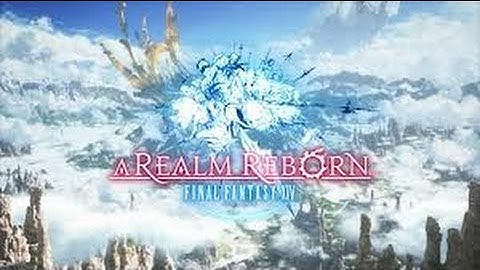 Final Fantasy XIV: A Realm Reborn Walkthrough Part 1 - Creating My Character