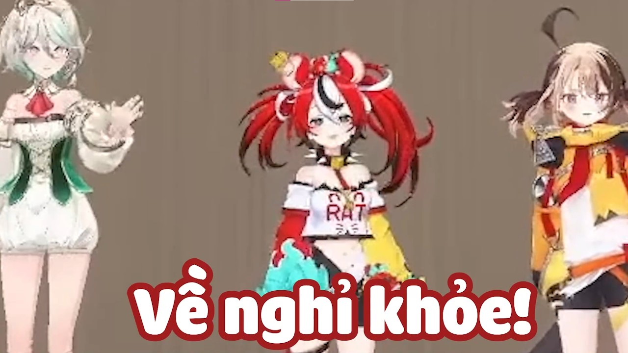 【Hololive Vietsub】Baelz quá bất lực với hội chị em... =))