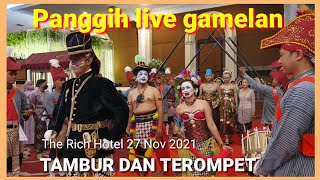 UPACARA ADAT PANGGIH LIVE GAMELAN IRINGAN KIRAB GATI PADASIH DILENGKAPI TAMBUR DAN TEROMPET MC JACK