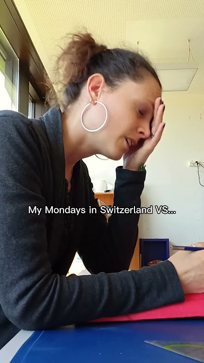 My Mondays in Switzerland VS my Mondays in Indonesia. #dreamlife #monday #mondaymood #worklife