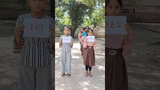 yes or no Activity #trending #school #shortvideo