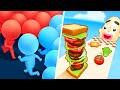 Sandwich runner  count masters  all level gameplay androidios  new mega apk update