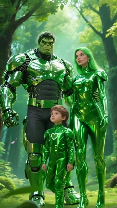Hulk And Spiderman With Thier family the Forest #marveltoys #avengers #spiderman