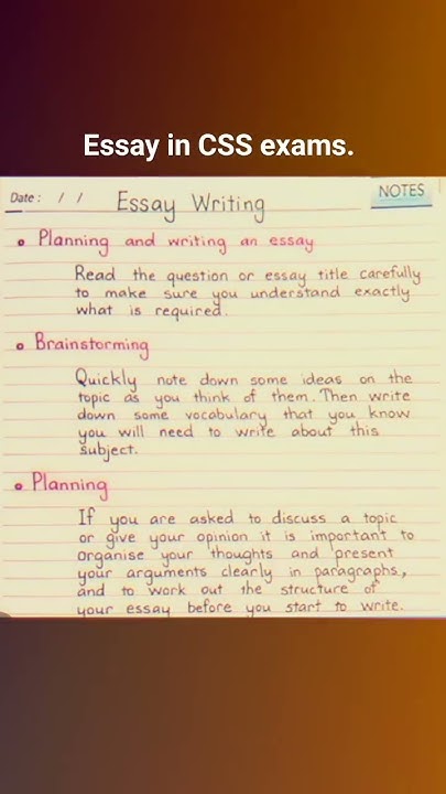 CSS essay guideline | CSS preparation | @CSSPreparationPlace # ...