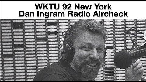 WKTU 92FM New York - Dan Ingram - July 1985 - Radio Aircheck