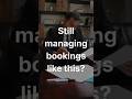 Still writing bookings in registers in 2026?