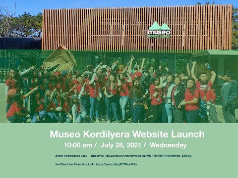 UP Baguio Live Stream -- MK Webinar: Museo Kordilyera Website Launching