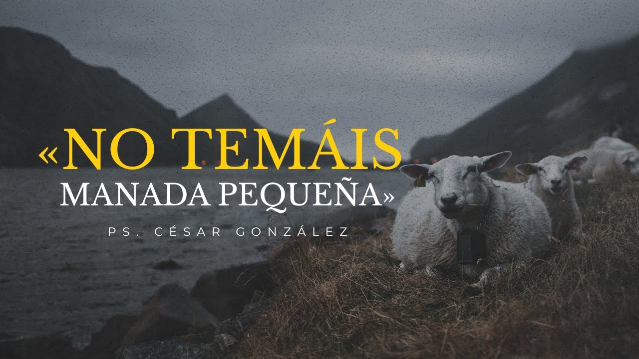 No Temaís manada pequeña | Ps. César González