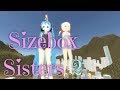 [Sizebox] Giantess Growth Animation - Sizebox Sisters 2 (Video 1)