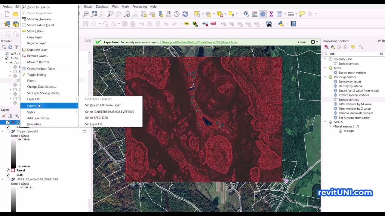 Import accurate terrain into Revit 2025 using ArcGIS data with help of QGIS  | revituni.com