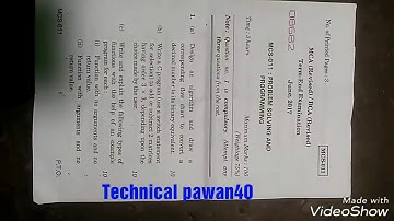 BCA 2nd semester June questions paper ​2017