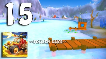 Zombie Safari - Gameplay Walkthrough Part 15 - Frozen Lake (Android, iOS)