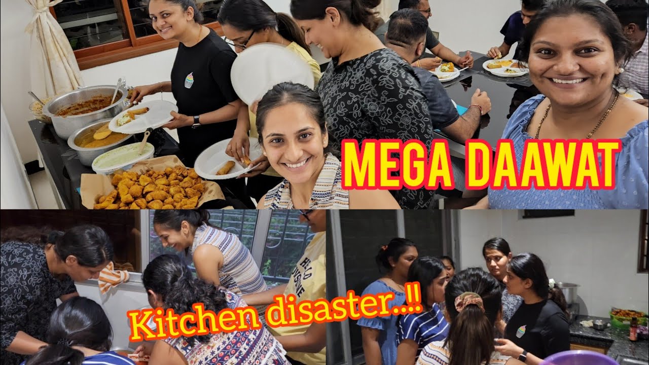 Siblings Cook *THE MEGA FEAST*🤣| She is back😍| too many chefs😫 #cooking #food #vlog #trending