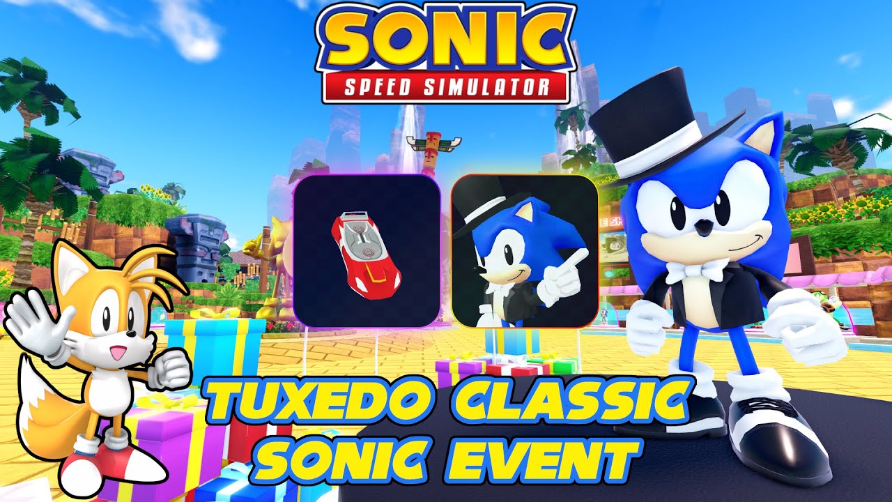 Tuxedo Classic Sonic Now Available for Sonic Speed Simulator