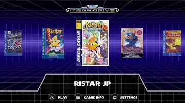 Blast 16 - Simple mode (Sega Mega Drive / Genesis mini UI concept)