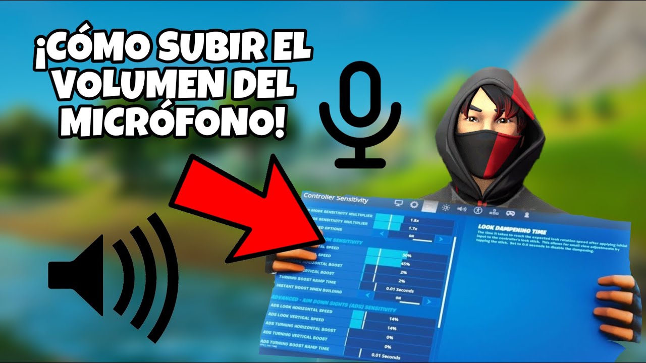 Subir volumen microfono windows 10