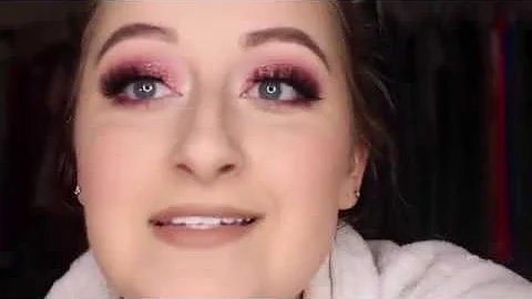 0-100 GLAM USING HUDA BEAUTY NEW NUDE PALETTE | SA...