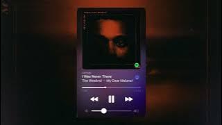 The Weeknd - I Was Never There (speed up)