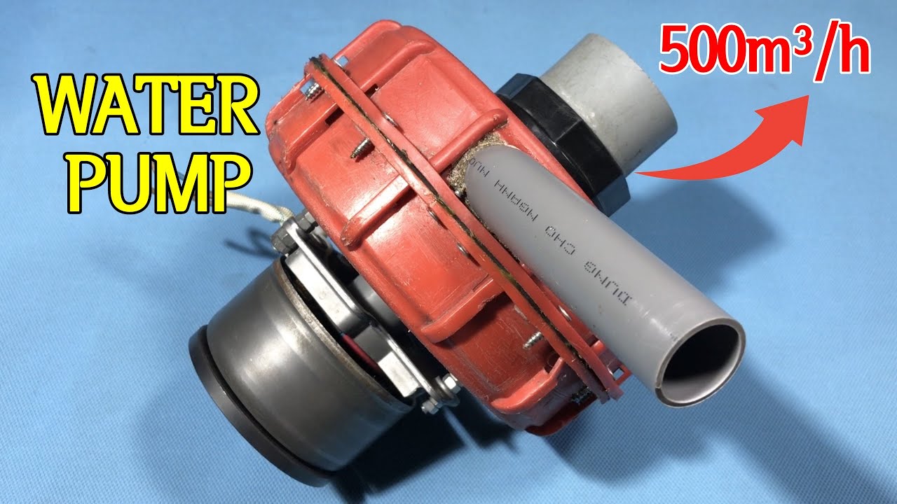 I Created A Powerful Water Pump From Plastic Bottle Caps