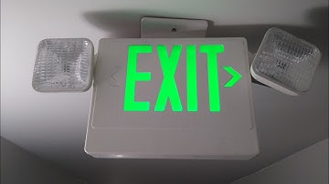 Testing EXIT Signs With Emergency Lights #4